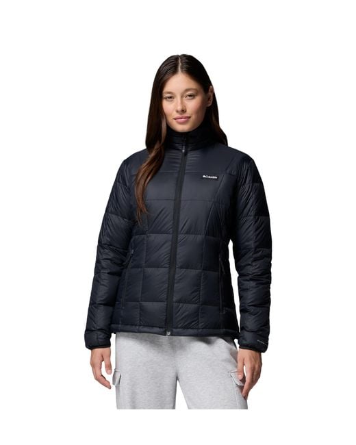 Columbia Voodoo Falls 590 Turbodown Ii Jacket Puffer in Blue Lyst