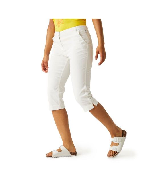 Pantaloni Capri da donna Bayletta di Regatta in White