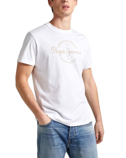 Pepe Jeans Craigton T-Shirt in White für Herren