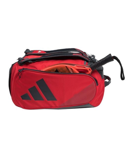 Paletero Racket Bag Tour 3.3 Rojo Adidas en coloris Red