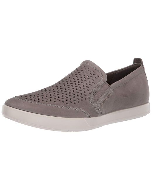 ecco slip on trainers