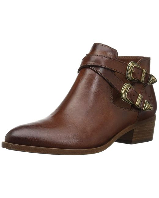 frye ray deco western shootie