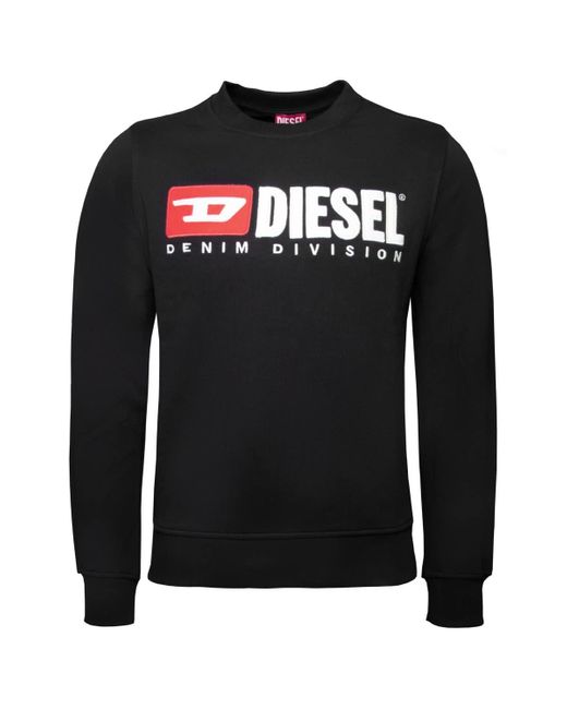 Sweat-shirt S-Ginn-Div pour homme DIESEL en coloris Noir | Lyst