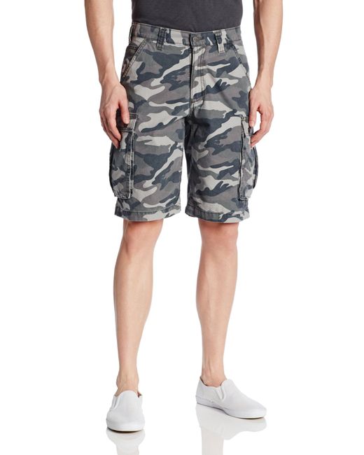Carhartt Canvas Rugged Cargo Camo Short Relaxed Fit,Rugged Gray Camo,31