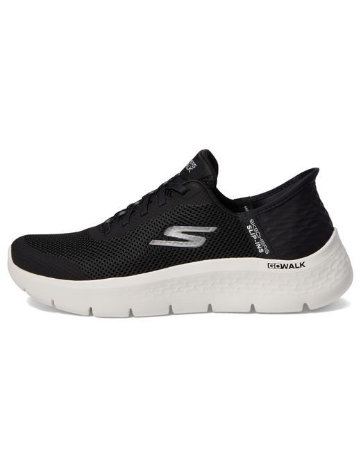 Skechers Black Go Walk Flex Hands Free Slip-Ins-Grand Entry Sneaker