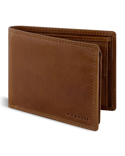 Savona Portafoglio in pelle di bufalo vegetale di Bugatti in Brown