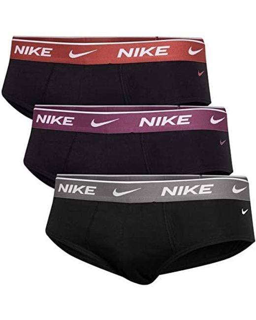 Nike Slip 3 Onderbroeken Voor Underwear Everyday Cotton Stretch Large L in  het Zwart voor heren | Lyst NL
