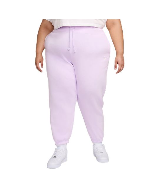 Damen Sportswear Phnx FLC HR Os Pant Pl Pantalon Nike en coloris Purple