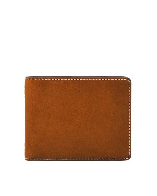 Fossil Brown Tremont Leather Bifold for men