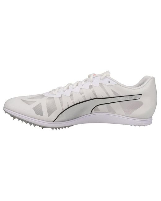 PUMA Evospeed Distance Track And Field Shoe in White for Men Lyst