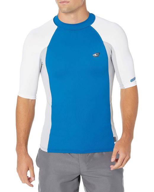 Wetsuits Premium Skins UPF 50+ Short Sleeve Rash Guard di O'neill Sportswear in Blue da Uomo
