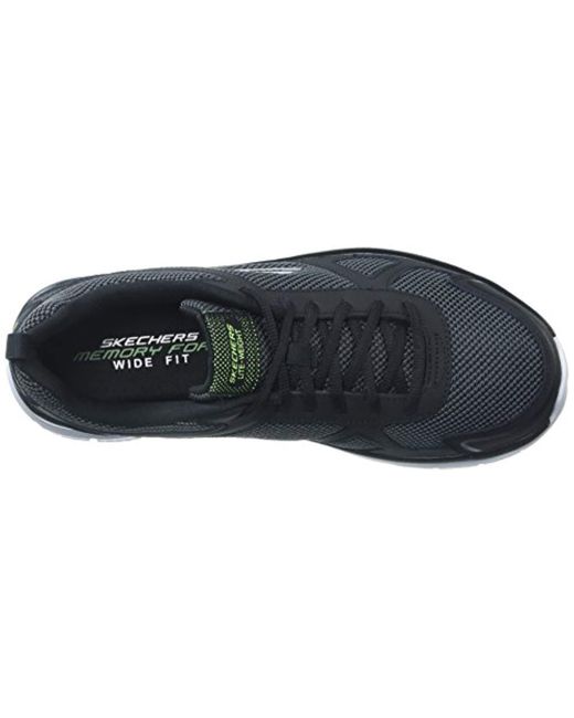 skechers wide fit memory foam mens