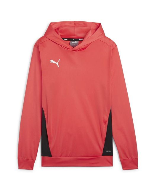 PUMA Red Individual Trg Hoodie S for men