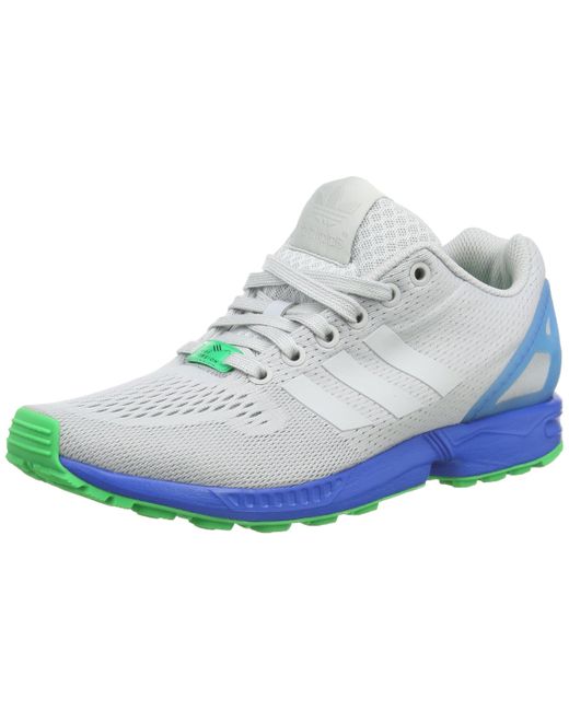 adidas Zx Flux Trainer Grey in Blue for Men | Lyst UK