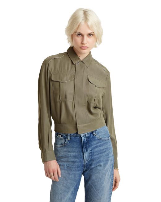G-Star Para Mujer Chaqueta Officer Short G-Star de color Multicolor