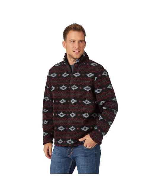 wrangler sherpa jacket black