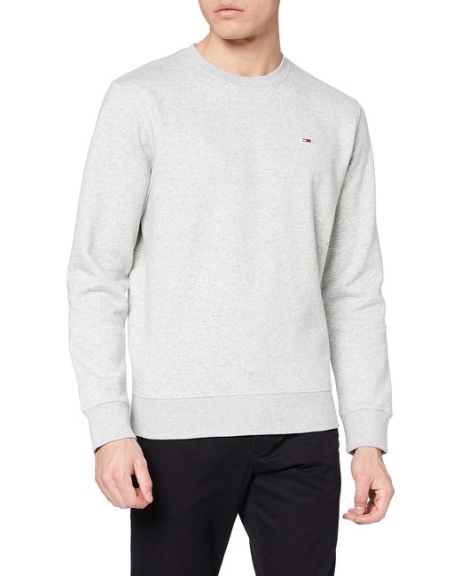 Tommy Hilfiger White Tjm Regular Fleece C Neck Sweater for men