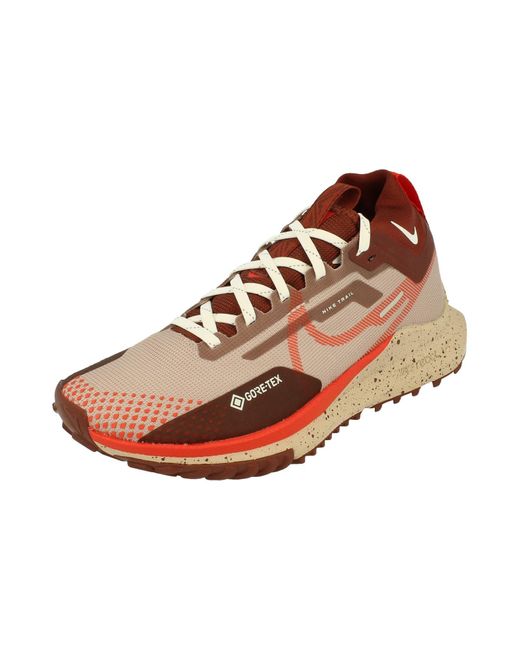 Nike Brown S React Pegasus Trail 4 Gtx Running Trainers Dj7929 Sneakers Shoes
