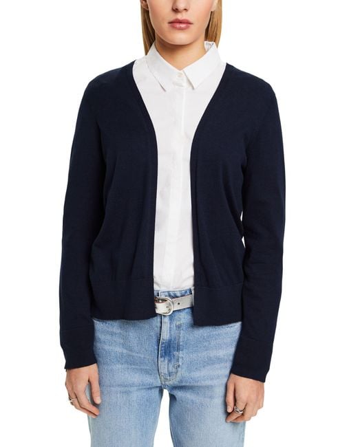 Esprit Blue 994ee1i306 Cardigan Sweater