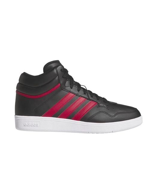 Adidas Black Adult Hoops 4.0 Mid Top Basketball Shoes Sneaker
