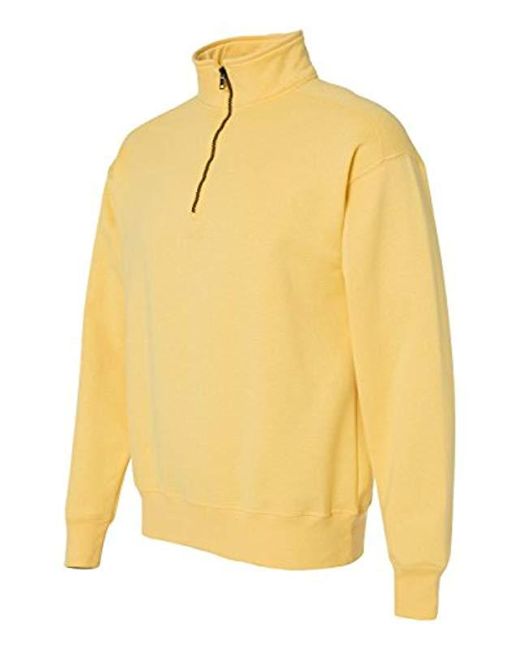 hanes nano quarter zip sweatshirt