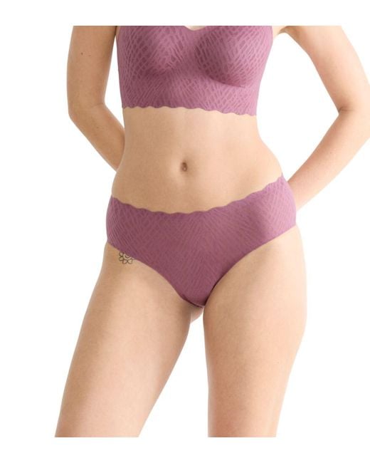 Sloggi Zero Feel Bliss Hipster Slips in het Purple