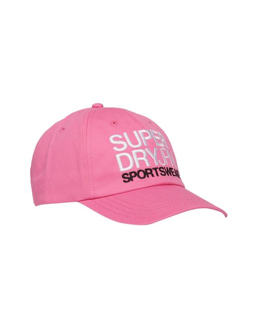 Superdry Pink Graphic Baseball Cap