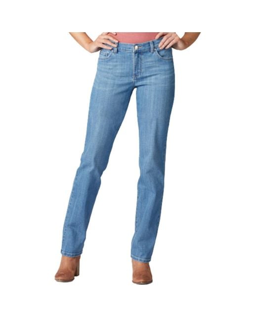 Lee Jeans Blue Relaxed Fit Straight Leg Jean