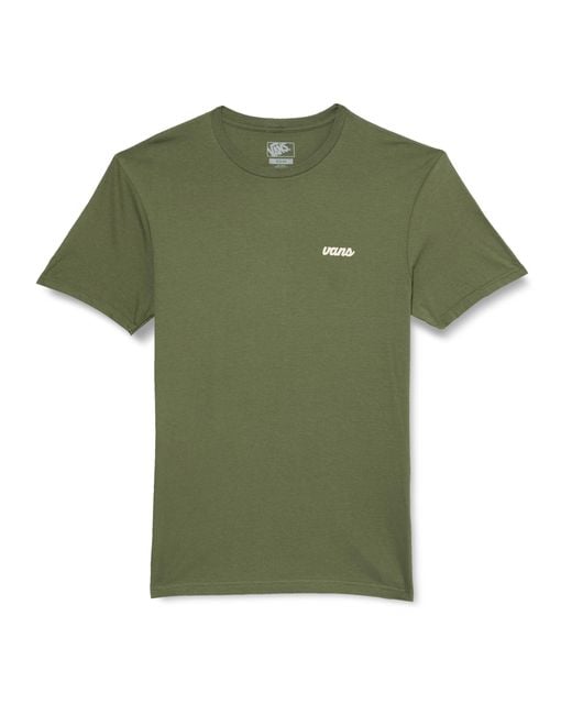 Vans Scripted Ss Tee T-Shirt in Green für Herren