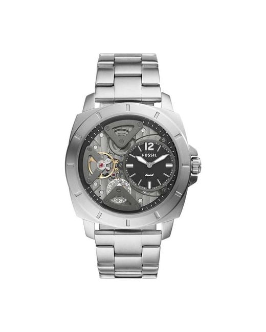 Fossil BQ2789 Armbanduhr in Metallic für Herren