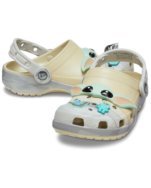 Grogu Classic Clog K CROCSTM de color Metallic