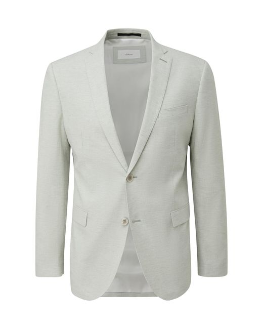 S.oliver 2142800 Business-Anzug Jacke in Gray für Herren