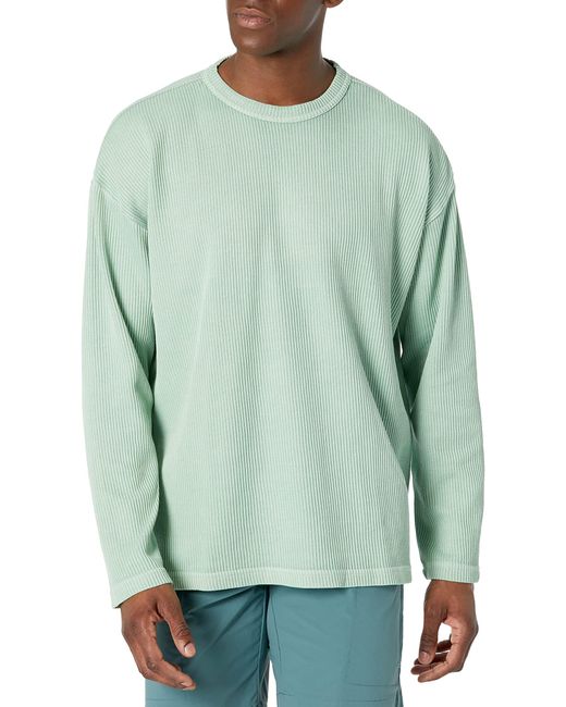 Reebok Green Standard Natural Dye Crewneck Sweater for men