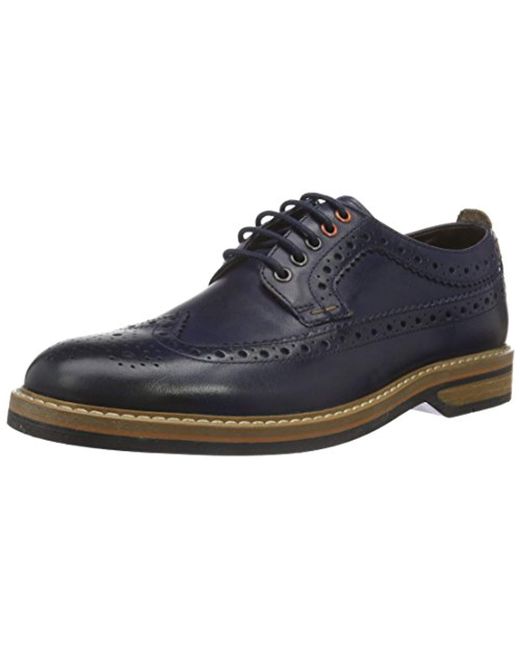 Clarks Blue Pitney Limit Oxfords for men