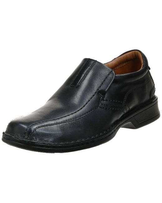 Clarks Escalade Step Slip-on Loafer- Black Leather 15 D(m) Us for Men | Lyst