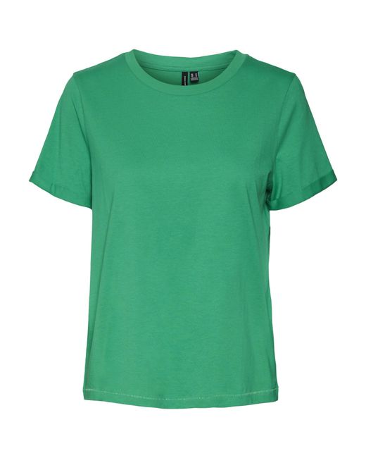 Vero Moda Green Vmpaula S/s T-shirt Noos