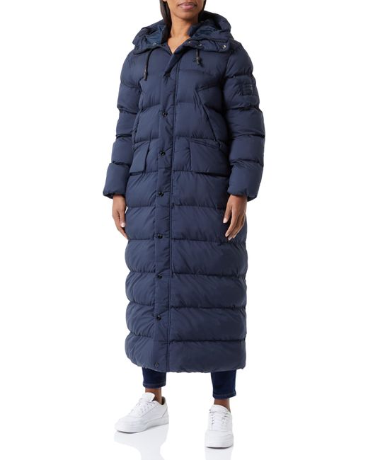 G-Star RAW Blue Whistler Long Puffer Wmn