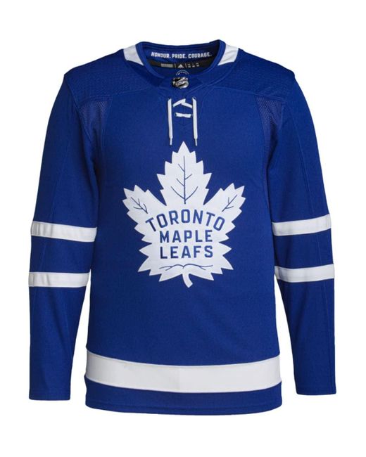Adidas Blue Toronto Maple Leafs Primegreen Authentic Home Jersey for men
