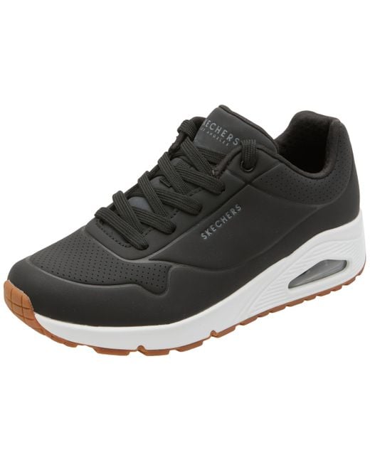 Uno- Stand on Air Skechers de color Black
