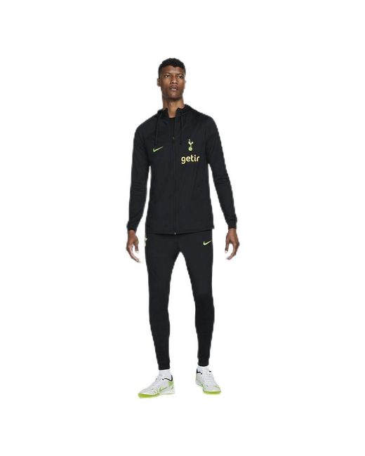 Nike Black Tottenham Hotspur Strike Hooded Jacket for men