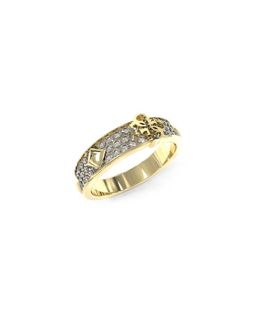Guess Metallic Ring Jewellery JUBR03285JWYG56 Marke