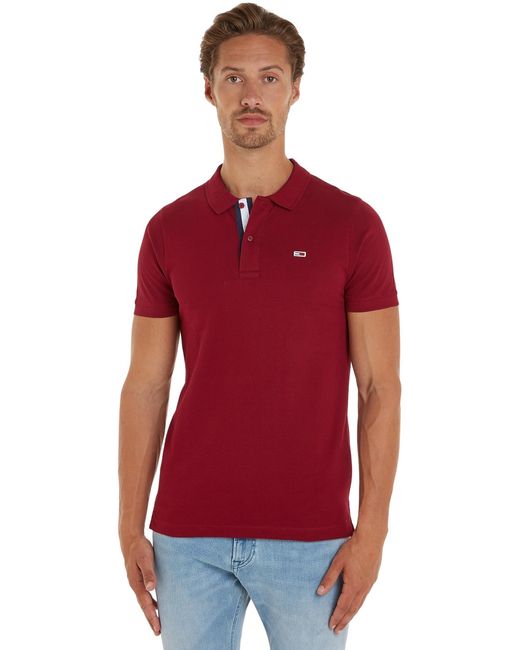 Tommy Hilfiger Red S/s Polos Rouge for men