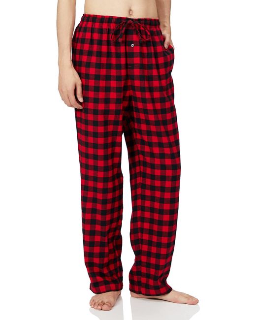 Amazon Essentials Red Flannel Pajama Pant for men