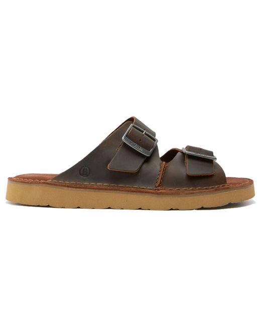 Clarks Brown Solsbury Strap Sandals for men