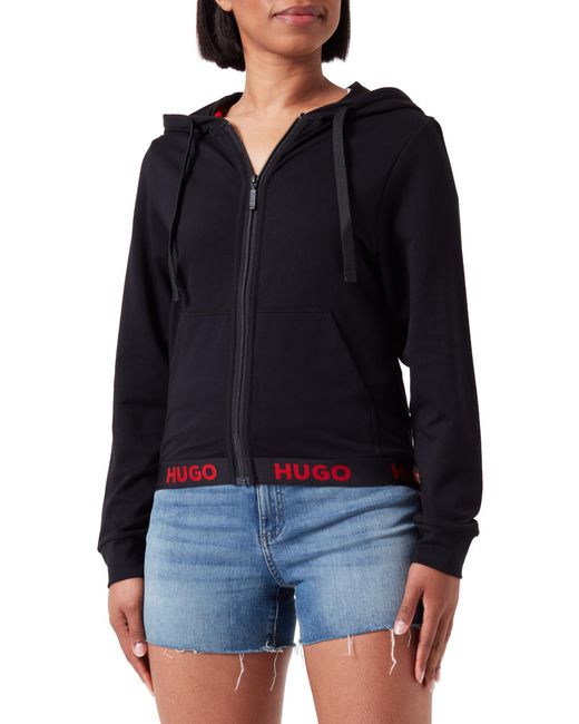 HUGO Black Sporty Logo_jacket Loungewear