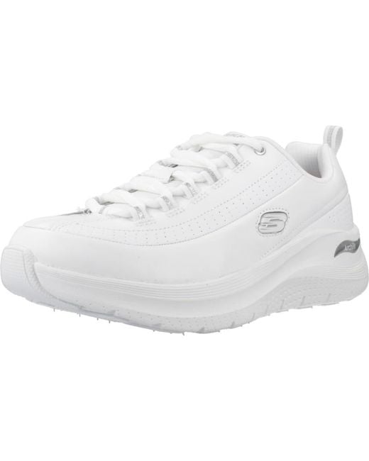 Skechers White Arch Fit 2.0 Star Bound Sneaker