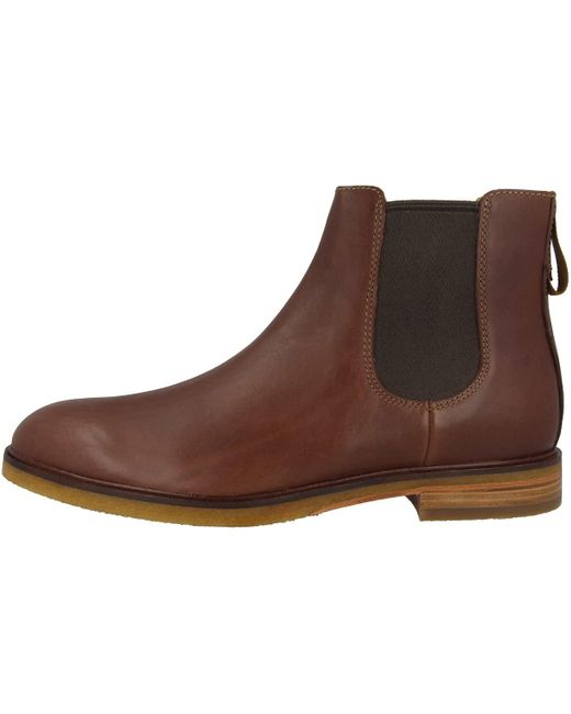 Clarks Clarkdale Gobi Chelsea Laarzen Voor in het Bruin voor heren | Lyst NL