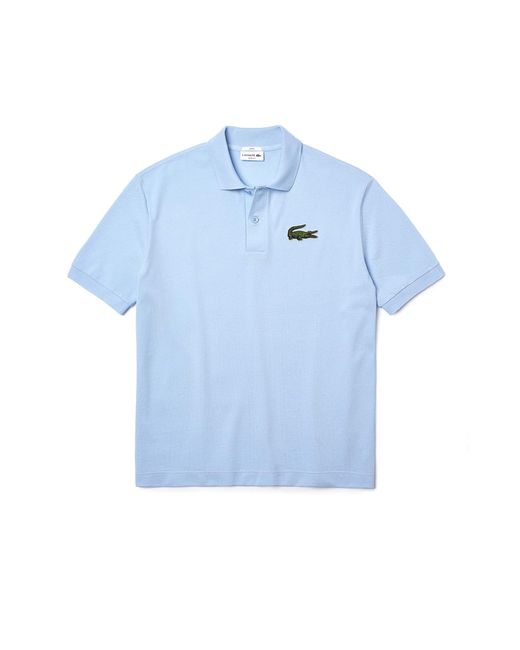 Lacoste Loose Fit Poloshirt in het Blue