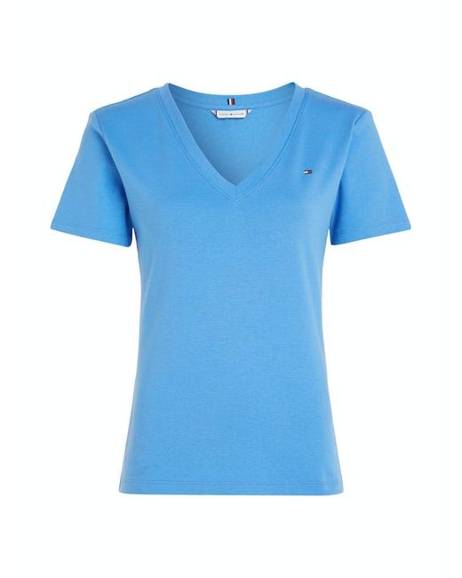 Tommy Hilfiger Blue Short-sleeve T-shirt New Slim Cody V-neck