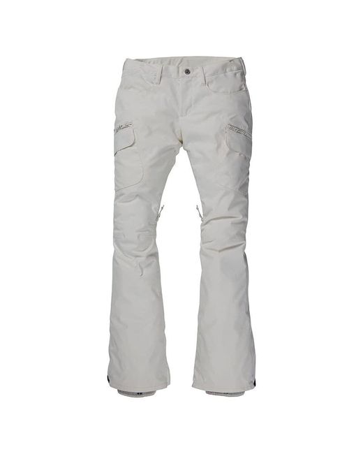 Burton Gray Skihose Gloria Ins Stout White Gr. S Weiß